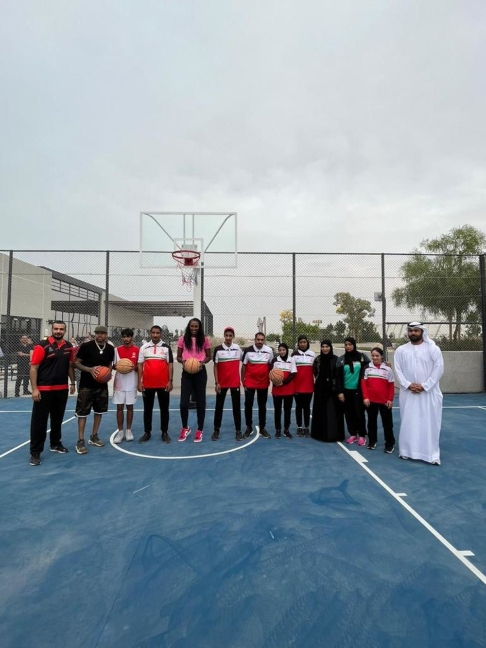 NBA celebrities Vist in cooperation with al Dar