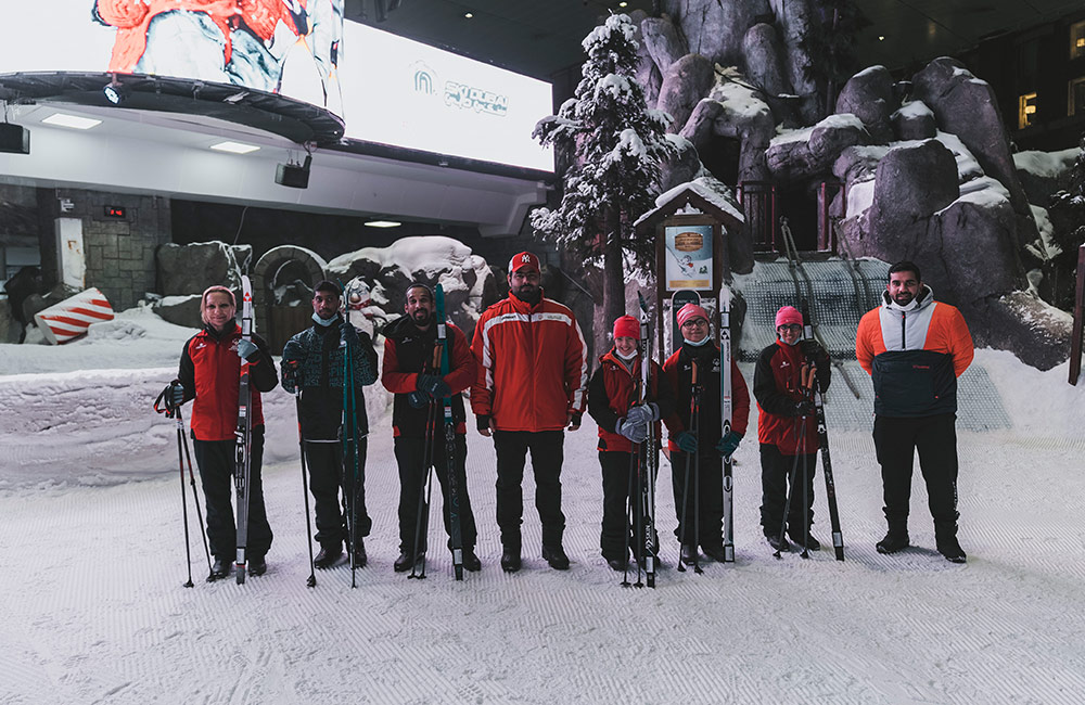 أول مخيم تدريبي أثناء العطلة الأسبوعية