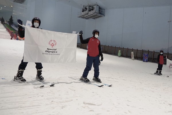 Photo by Ski Dubai with His Excellency Shamma Al Mazrouei  - 29.06.2021
