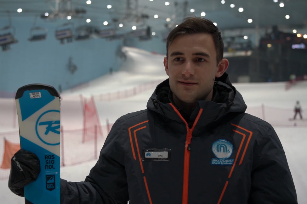 Filming Sheikha's training at Ski Dubai - 30.07.2021