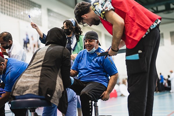 Young Athletes: Opening Eyes,Special Smiles, Fit feet Screening at Dubai club for people of determination